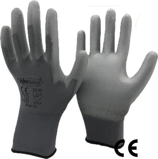 Werkhandschoenen Heren met PU Palmcoating
