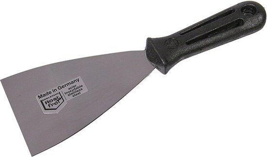 Plamuurmes roestvrij, 4 cm serie 503, open model